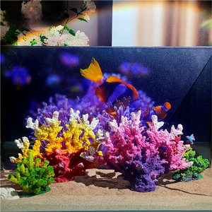 Hars Koraal Rif <span class=keywords><strong>Aquarium</strong></span> <span class=keywords><strong>Aquarium</strong></span> <span class=keywords><strong>Aquarium</strong></span> <span class=keywords><strong>Aquarium</strong></span> Decoratie Ornamenten Kleurrijke Boxed Marine Tank Landscaping Ijzeren Takken - Product Image 1