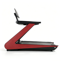 Equipo de Gimnasio Aeróbico con Motor AC de 3HP, Pantalla LED, Inclinación Ajustable de 15-20 km/h, Superficie Antideslizante, Aprobado por CE