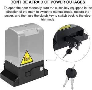 Ouvre-<span class=keywords><strong>porte</strong></span> coulissant motorisé à courant alternatif <span class=keywords><strong>avec</strong></span> protection contre les surcharges pour jardin résidentiel - Product Image 1