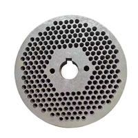 Nouvelle Presse à Granulés pour Aliments du Bétail 220V à Moteur Diesel, Matrice Plate / Disque de Broyage pour KL-120 150 200 230 260 (Trous de 28mm)