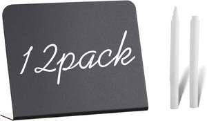Mini letreros <span class=keywords><strong>de</strong></span> <span class=keywords><strong>pizarra</strong></span> personalizados para alimentos, letreros <span class=keywords><strong>de</strong></span> tiza negra pequeña <span class=keywords><strong>de</strong></span> PVC con soporte para tablero <span class=keywords><strong>de</strong></span> mensajes - Product Image 4
