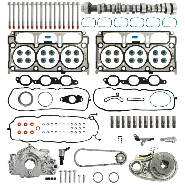 Engine Rebuild Kit Camshaft Valve Lifters VVT for Chevrolet Silverado 1500 Gmc Sierra 1500 Express Savana 4.3L V6 2014-2021