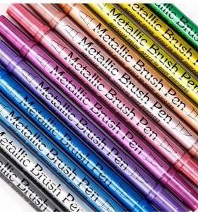 حبر دائم مائي مزدوج 12 لون للرسم والرسم على القماش للفن المعدني والحرف - Product Image 3