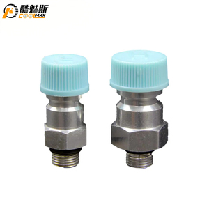 Bán buôn phổ R134a R12 cao thấp bên dịch vụ cổng Hàn van với van Core & <span class=keywords><strong>cap</strong></span> tự động <span class=keywords><strong>AC</strong></span> gas điền vòi phun Adapter - Product Image 2