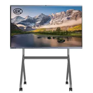 Bảng thông minh giáo dục bảng trắng tương tác TV thông minh LED di động bảng đen bảng đen giá Ấn Độ 85 inch kích thước lớn 86 inch