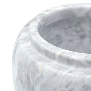 Kosten günstige exquisite moderne benutzer definierte Natur marmor Stein Einäscherung Outdoor Pet Ash Big Urn - Product Image 4