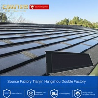Tuiles solaires photovoltaïques BIPV (en métal) Chine 1340x420mm – Toiture de luxe haut de gamme pour villas, hôtels de charme, propriétés, îles et villes