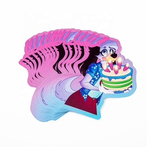 Trang trí phim hoạt hình nụ hôn chết cắt Sticker không thấm nước Vinyl PVC chết cắt Sticker in ấn - Product Image 4