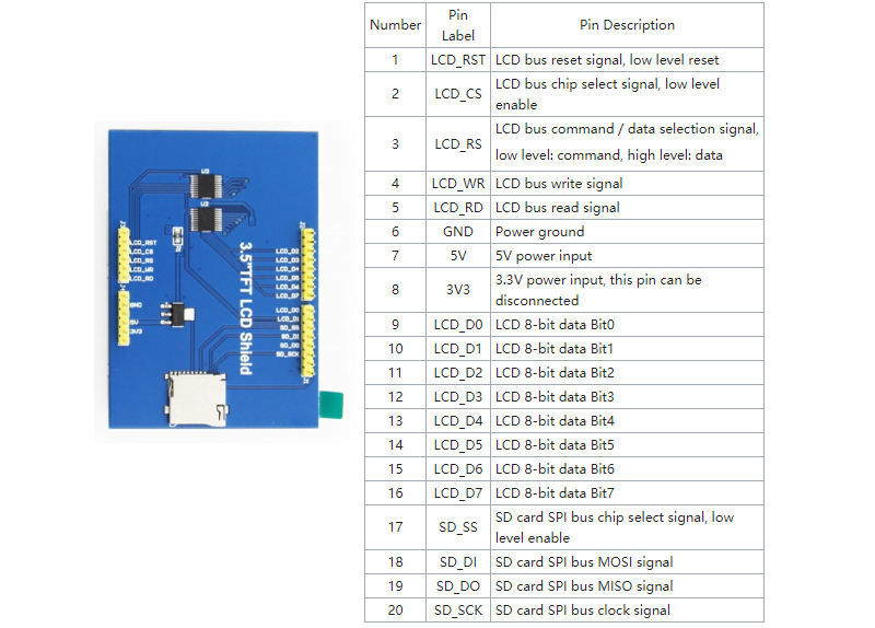 Display LCD TFT 3.5 Pollici Con Touch Resistivo ILI9486 - Compatibile Con Arduino - Foto 4