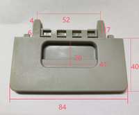 Filtre en aluminium pour hotte aspirante CKD, avec loquet en plastique PP