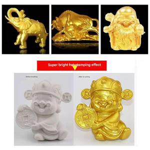 Chất lượng cao 24K vàng lá sơn độ tinh khiết 99.9% nước dựa trên lớp phủ kim loại cho đồ nội thất thủ công mỹ nghệ chống UV sản phẩm - Product Image 4