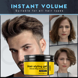 <span class=keywords><strong>Gel</strong></span> coiffant Luxfume pour hommes et femmes, définition, contrôle, tenue ultra forte, flexibilité, brillance, <span class=keywords><strong>gel</strong></span> coiffant éco-cire - Product Image 3