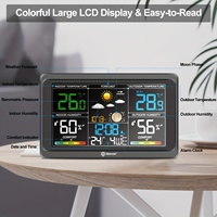 Station météo numérique de table pour la maison, baromètre hygromètre automatique sans fil, personnalisation OEM, instruments de mesure de la température