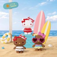 Caja Sorpresa 100% Original Kawaii de Verano, Traje de Baño, PVC, Linda Figura Mini de Anime, Coleccionable, Decoración de Escritorio, para Fans de Japón, Unisex