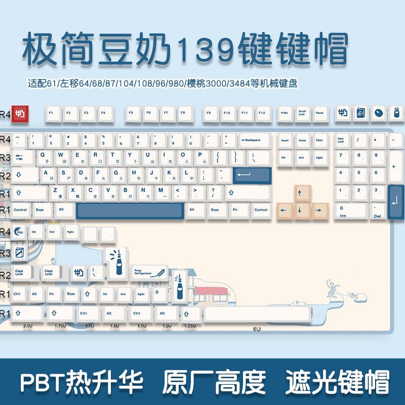 Lait de soja minimaliste