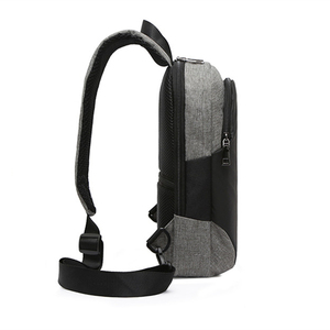 Tas Selempang Kecil MARKSMAN untuk Pria, Tas <span class=keywords><strong>Anti</strong></span>-maling Desainer Baru, Tas Olahraga Tahan Air untuk Santai, Lari, dan Gym dengan Pengisian Daya USB - Product Image 4