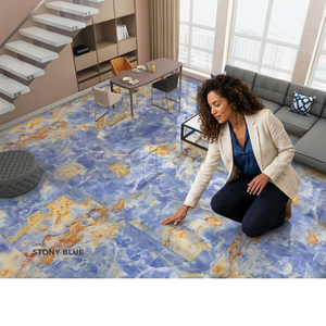 Azulejos de porcelana pulida Aqua High Gloss de 800x1600 mm para pisos y paredes, diseño de lujo con apariencia de mármol de 80x160 cm - Product Image 4