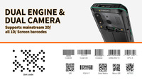 Taşınabilir Kullanılmış Stok Android POS Terminali Dayanıklı PDA Barkod Okuyucu NFC RFID İmza 2D E-Ticket Envanter Sistemi El Tipi
