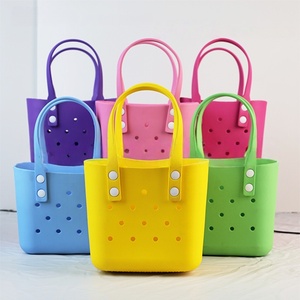 Nuevo Bolso de Mano Tipo Tote para Niñas, Pequeño, de EVA, Impermeable, con Dos Asas, Elegante, Portátil, para la Playa, Viajes, Compras y Actividades al Aire Libre - Product Image 2