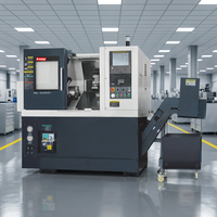 Máquina de Torneado CNC de Cama Inclinada de Alta Precisión Directa de Fábrica con Servomotor FANUC para Procesamiento Automático de Piezas Metálicas y Componentes de Hardware