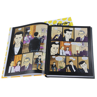 Libros de manga de alta calidad Impresión de cómics de tapa dura a todo color con el mejor servicio
