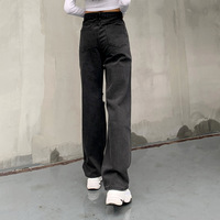 Pantalon en jean pour femme, pantalon en Denim, Seluar, Wanita, Hip Hop, Streetwear, taille haute, offre spéciale, 2023