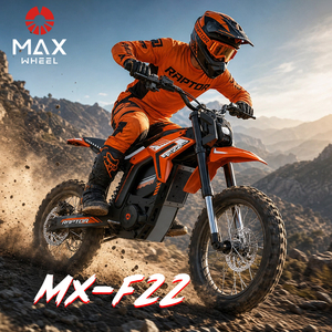 Moto tout-terrain électrique Maxwheel MX-F22 3000W avec moteur à engrenages 52V, moto 3000W - Product Image 1