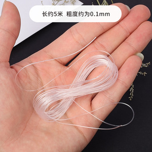 สายเอ็นตกปลาใส รูปทรงเลข 8 ไม่ยืดหยุ่น วัสดุสำหรับทำเครื่องประดับ DIY ผลิตจากเมืองอี้หวู่ คอลเลคชั่นฤดูใบไม้ร่วง 2023 - Product Image 3