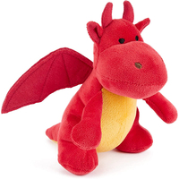 Jouet en peluche Dragon bleu personnalisé de haute qualité jouet en peluche en coton doux PP remplissage mignon cadeau d'anniversaire jouet de dinosaure en gros