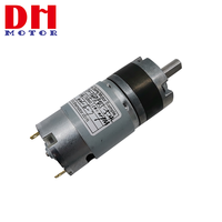 Motor de Engranajes Sumergible IP68 de 24V CC con Imán Permanente y Escobillas, de Larga Duración, para Electrodomésticos