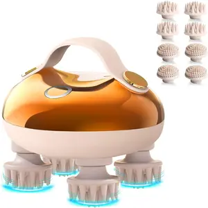 Portable Head Spa De Stress Electric Scalp Hair Massager Wireless Scalp Head Massager