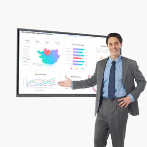 Interaktiver Kapazitiver Touchscreen 75 Zoll Smart Board mit Animationsgrafiken All-in-One-Display für Schulunterricht - Product Image 1