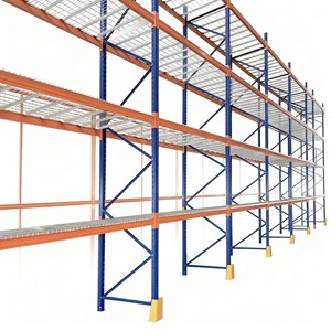 YueYang 3-Schicht Schwerlast-Einfahrregal für Palettenregalsysteme aus Kaltgewalztem Stahl mit Epoxidpulverbeschichtung - Product Image 1