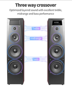 Nouveaux produits Système <span class=keywords><strong>audio</strong></span> haute fidélité Enceintes tour en bois 2400W Enceinte Bluetooth pour téléphone portable - Product Image 5