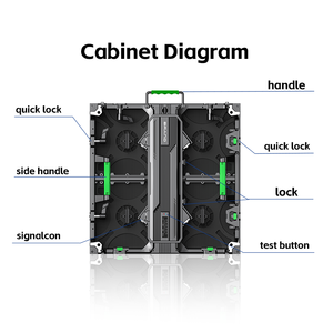 Sistema Completo 4m X 2m P2.6 P3 P4.81 Display <span class=keywords><strong>LED</strong></span>, Pannello <span class=keywords><strong>LED</strong></span> 500x1000mm, Schermo <span class=keywords><strong>LED</strong></span> per Noleggio Esterno - Product Image 2