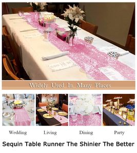 Chemin de table à paillettes chemin de table <span class=keywords><strong>en</strong></span> or brillant pour anniversaire bébé douche fête décoration chemin de table <span class=keywords><strong>en</strong></span> dentelle pour mariages - Product Image 6