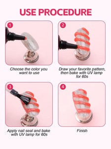Diseñador <span class=keywords><strong>de</strong></span> lujo 5D Jelly Macaron en relieve Candy Gel LED <span class=keywords><strong>de</strong></span> larga duración 3D esculpido DIY moldeado <span class=keywords><strong>de</strong></span> uñas estilo francés artístico - Product Image 5