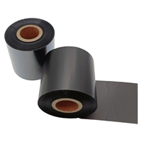 Lilin pita termal 110mm * 300m, untuk pencetak kode batang Zebra TSC Godex