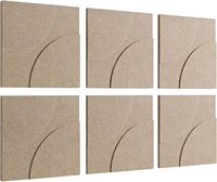 Panneaux acoustiques en fibre de polyester, panneaux insonorisants pour murs, panneaux absorbants le son, panneaux acoustiques en feutre haute densité pour murs, traitement acoustique