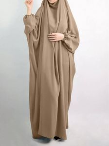 Abaya Larga de Lana Tejida a Precio Económico para Mujer, Mangas Largas, Ropa Musulmana Islámica, Hiyab Casual - Product Image 3