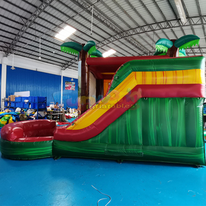 Combo Inflable de Dinosaurio con Tobogán, Castillo Hinchable Comercial para Niños, Zona de Saltos - Product Image 2
