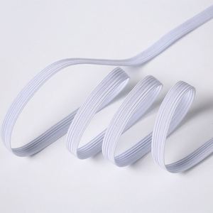 Braided Stretch High Elastic Band Woven Flat Elastic Cord and Rope for <b>Sewing</b> Convenient <b>Sewing</b> Waistband - Product Image 2
