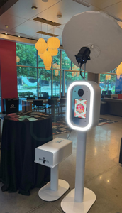 Cabina de Fotos para Bodas con iPad y Cámara DSLR, Espejo con Luz RGB para Eventos, Cabina de Fotos con Espejo y Soporte para Alquiler - Product Image 4