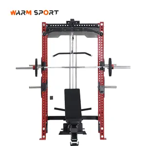 All'ingrosso palestra e uso domestico attrezzature per il Fitness Trainer multifunzionale in piedi forza Fitness Smith Machine Squat Rack