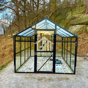 Kit de <span class=keywords><strong>serre</strong></span> classique en aluminium Royal Park, <span class=keywords><strong>serre</strong></span> extérieure en <span class=keywords><strong>polycarbonate</strong></span> pour le jardinage et la culture des plantes dans la cour - Product Image 4