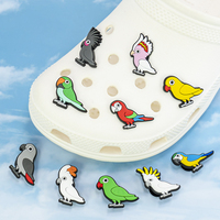 Nouvelle Génération de Breloques pour Chaussures Oes, Animaux Mignons Kawaii, Oiseaux Colorés, Décorations pour Sabots et Chaussures à Trous, pour Femmes