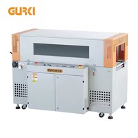 Machine d'emballage thermorétractable électrique automatique haute efficacité GURKI avec tunnel de rétraction et fenêtre pour l'alimentation et les boissons