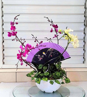 Cuenco de flores de ABS electrochapado medio F103E para proyectos festivos de hoteles y minoristas - Product Image 5