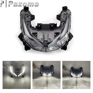 Phare de <span class=keywords><strong>moto</strong></span> à LED 12V, feu de route et de croisement approuvé e-mark pour Yamaha NVX155 Aerox155 <span class=keywords><strong>125</strong></span> 2015-2019 - Product Image 6