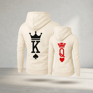 เสื้อฮู้ดขนแกะครอบครัวควีนคิง 100% ผ้าฝ้าย พิมพ์ลาย เป็นมิตรกับสิ่งแวดล้อม ป้องกันขนร่วง สำหรับฤดูหนาว พิมพ์โลโก้แบรนด์ตามสั่ง - Product Image 3